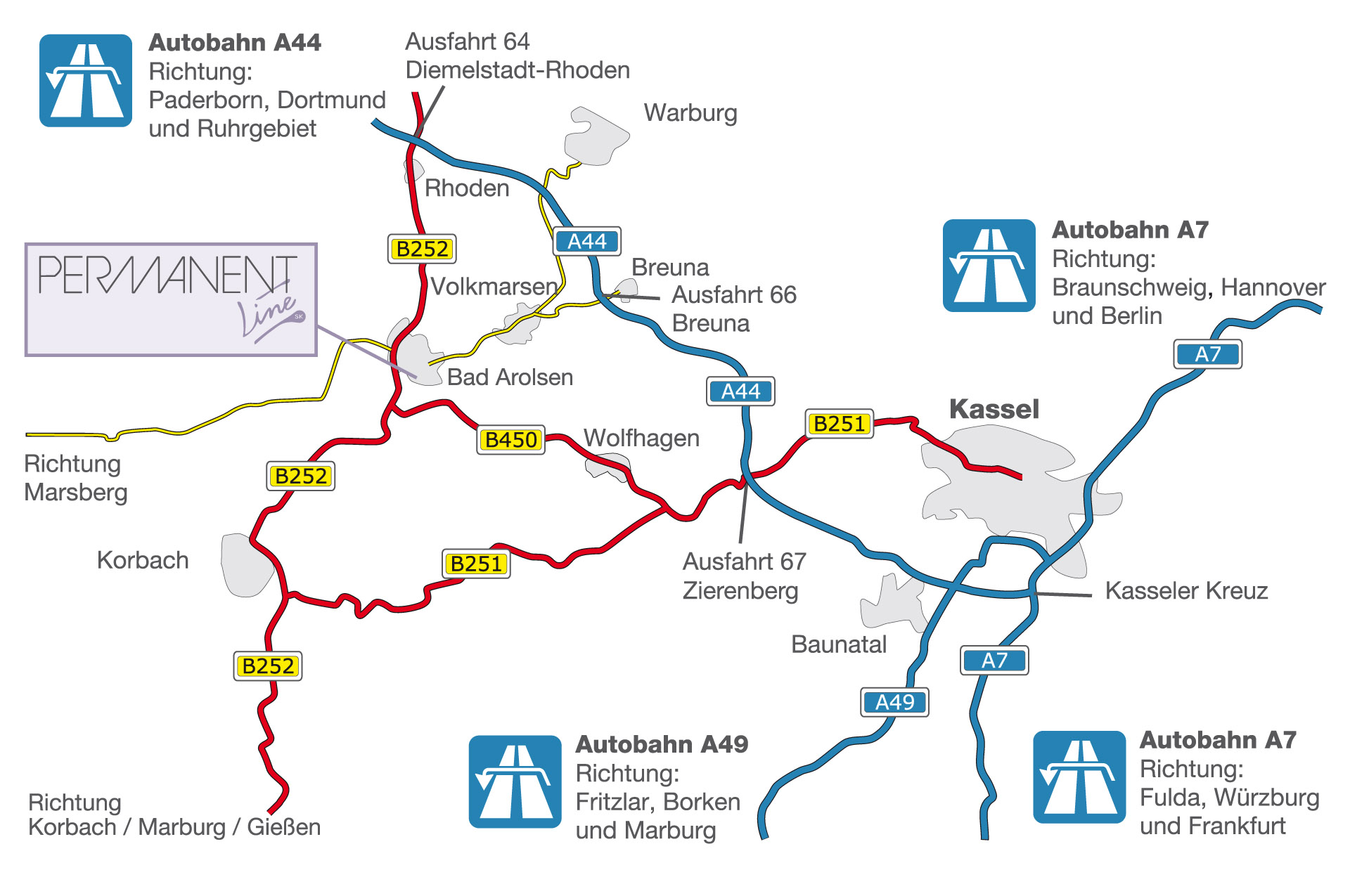 Fachinstitut-Permanentline-Bad-Arolsen-Renionalkarte